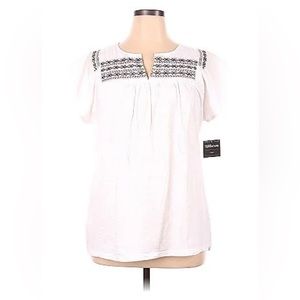 Eddie Bauer Boho Short Sleeve Top